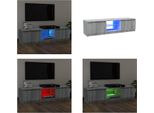 Vidaxl Mobile Tv Con Luci Led Grigio Sonoma 120X30X35,5 Cm - Mobile Tv - Mobili Tv - Mobili Tv - Porta Tv