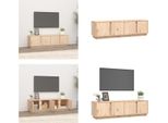 Vidaxl Mobile Tv 140X40X40 Cm In Pino Massiccio - Mobile Tv - Mobile Tv - Mobile Tv - Supporto Tv