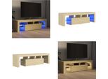 Vidaxl Mobile Tv Con Illuminazione Led Rovere Sonoma 140X36,5X40 Cm - Mobile Tv - Mobili Tv - Mobili Tv - Porta Tv