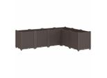 Fioriera Marrone 160X120X53 Cm Pp