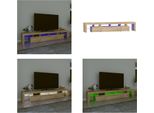 Vidaxl Mobile Tv Con Luci Led Rovere Sonoma 230X36,5X40 Cm - Mobile Tv - Mobile Tv - Supporto Tv - Mobile Multimediale