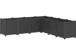 Fioriera Nera 160X160X53 Cm Pp