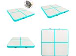 Vidaxl Tappetino Da Ginnastica Gonfiabile Con Pompa 200X200X10 Cm Pvc Verde - Tappetino Da Ginnastica - Tappetino Da Ginnastica - Tappetino Da Ginnastica Yoga - Tappetini Da Ginnastica Yoga