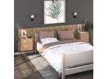 Vidaxl Comodini A Muro 2 Pezzi Rovere Sonoma - Comodino A Muro - Comodini A Muro - Comodino Galleggiante - Comodino A Muro