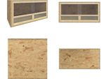 Vidaxl Terrario In Legno 60X30X30 Cm - Terrario - Terrari - Terrario In Vetro - Terrario Contenitore