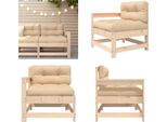 Vidaxl Sedia Da Giardino Con Cuscino In Legno Massello Di Pino - Sedia Da Giardino - Sedie Da Giardino - Sedia Da Esterno - Sedia Da Terrazza