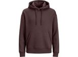 Jack & Jones Star Basic Sweat Hood Marrone - Grande S