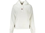 Tommy Hilfiger DW0DW17326_BIYBR - Felpa Con Cappuccio In Misto Cotone Sostenibile Con Logo Applicato E Tasca Centrale : Taglia - Xl Taglia: Xl