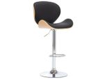 Vidaxl Sgabello Da Bar In Pelle Finta Nera - Sgabello Da Bar - Sgabelli Da Bar - Sgabello Da Banco - Sgabelli Da Banco