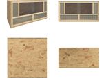 Vidaxl Terrario In Legno 80X40X40 Cm - Terrario - Terrari - Terrario In Vetro - Terrario Contenitore