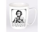 Tazza In Ceramica Bianca Adam Mickiewicz