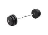 The Living Store Barra Per Curl Con Pesi Da 90 Kg