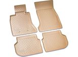Tappetini In Gomma Per Bmw Serie 5 F10 F11 Berlina Touring | 2010-2013 | Beige Con Bordo