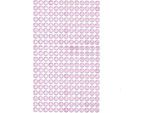 Cristalli Autoadesivi 6Mm 260Pz Rosa Chiaro