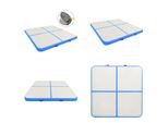 Vidaxl Tappetino Da Ginnastica Gonfiabile Con Pompa 200X200X10 Cm Pvc Blu - Tappetino Da Ginnastica - Tappetino Da Ginnastica - Tappetino Da Ginnastica Yoga - Tappetino Da Ginnastica Yoga