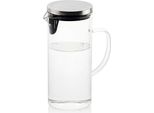 Andrea House Caraffa In Vetro Con Coperchio In Metallo E Filtro Da 1,5 Litri