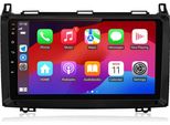 2+64G 9 "Android 15 Autoradio Carplay FüR Mercedes Benz W169 W245 W639 Vito W906 Sprinter Viano Vw Crafter Gps Navi Wifi Bt Dab+ Swc"