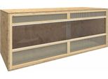 The Living Store Terrario In Legno 120X50X50 Cm