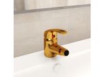 The Living Store Rubinetto Miscelatore Per Bidet Bagno Golden 13X12 Cm