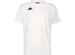 Kappa Brizzo T-Shirt A Maniche Corte Bianco L Uomo Bianco L