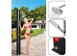 Tolletour Doccia Solare Doccia Solare Da Giardino Doccia Doccia Da Piscina Doccia Da Campeggio 40L (Con Copertura Protettiva, Con Doccetta)