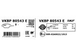 Set Pastiglie Freno Anteriori Skf Pastiglie Freno Per Fiat Scudo Furgone (220) Vkbp 80543 E