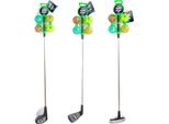 Toi-Toys Adrenix Golf Stick Metal Con 4 Palline Colorate, 5Dlg.