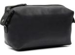 The Chesterfield Brand Pelle Borsa Da Toilette Westport Washbag Black Nero