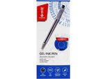Penna Gel 0,7 Mm Nero (12 Pezzi) Memobe