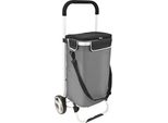 Carrello Spesa Bremermann Brinkum - Capacità 45 L, Carrello A Mano, Carrello Spesa Con Borsa Staccabile, Grigio