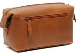 The Chesterfield Brand Pelle Borsa Da Toilette Westport Washbag Cognac Marrone Chiaro