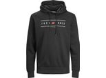 Jack & Jones Elliot Sweat Hood Nero - Grande S
