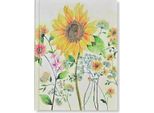 Quaderno Cucito Con Girasoli Acquerellati Peter Pauper Press