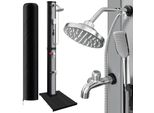 Doccia Solare Yakimz 60L Con Copertura Protettiva、Con Doccetta、Argento、Con Elemento A Pavimento Doccia Doccia Da Viaggio Doccia Da Giardino Doccetta Festival Doccia Da Piscina