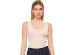 Guess Jeans Rosa Tanktop Per Donne : Colore - Rosa, Taglia - Xs Taglia: Xs Colore: Rosa