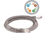 Patch-Cord F/Utp Cat.5E Pvc 1,0M Saree Alantec