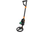 Va-Cerulean Metal Detector Per Bambini Detector Per Bambini Leggero E Regolabile Impermeabile Metal Detector Portatile Con Display Lcd E Bobina Di Ricerca Incluso Pala, Borsa (Tipo A)