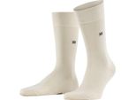 Calze Burlington Da Uomo - Dublin, Calze Corte, Logo, Taglia Unica, Monocolore Beige 40-46
