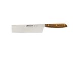 Serie Arcs Nordika - Coltello Usuba - Acciaio Inossidabile Nitrum - Lama Da 175 Mm - Manico In Legno Ovengkol 100% Naturale Proveniente Da Foreste Certificate - Imballaggio Riciclato Al 100%