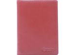 Esquire Caso Di Identificazione Silk 02 Passport Case Red Rosso Scuro