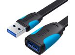 Vention Cavo Di Prolunga Piatto USB3.0 VAS-A13-B100 1M Nero