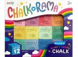 Set Di Gessetti Colorati Chalk-O-Rama Di Ooly Con 12 Blocchi Colorati
