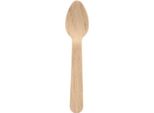 Papstar Cucchiaio Da Caffè In Legno "Puro"" 11 Cm, Ecologico | Scatola Pieghevole (10 Pezzi)"