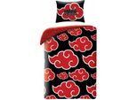 Biancheria Da Letto In Cotone 140X200 Naruto Nero Rosso Federa 70X90 Bambini 12 Halantex