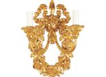 Casa Padrino Luxus Barock Doppel Wandleuchte Oro 25 X H. 30 Cm - Italy