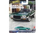 Hot Wheels HNW46-HYP72 Ford Gran Torino Sport Verde Metallizzato 1972 Fast & Furious 3/5 Scala Circa 1:64 Modellino Auto