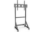 Carrello Porta Tv Per Tv Lcd/Led -- Altezza Regolabile Da 55 A 100 Con Un Ripiano