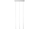 Dafne - Lampada A Sospensione Bianco 16,5W Luce Calda 3000K IP20 - Lampada Da Soffitto Led 3 Luci Design Moderno - Alluminio Bianco Satinato