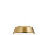 Blanca - Lampada A Sospensione Ottone 1XE27 Max 1X60W IP20 - Lampada Da Soffitto Con Design Moderno In Alluminio - Attacco E27