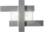 Applique Led Design Moderno 30W - Struttura Geometrica In Acciaio, Luce Calda 3000K, 2620Lm, Larghezza 65,5 Cm, IP20